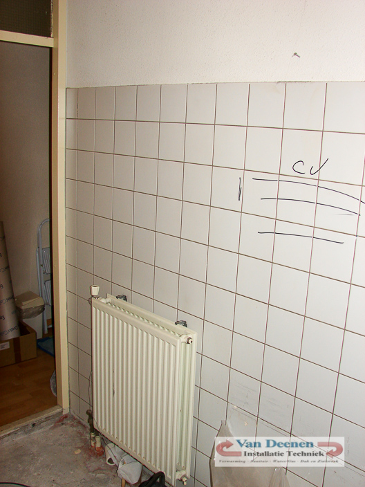 Badkamer verbouwing Van Deenen installatie techniek Haarlem